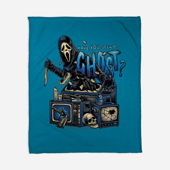 Seen A Ghost?-none fleece blanket-glitchygorilla