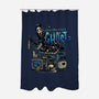 Seen A Ghost?-none polyester shower curtain-glitchygorilla