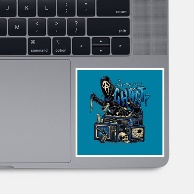 Seen A Ghost?-none glossy sticker-glitchygorilla