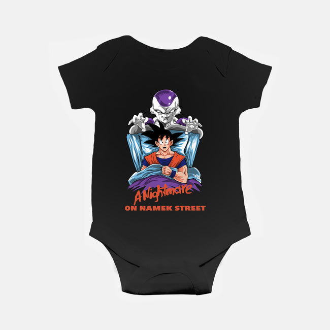 Nightmare On Namek Street-baby basic onesie-zascanauta