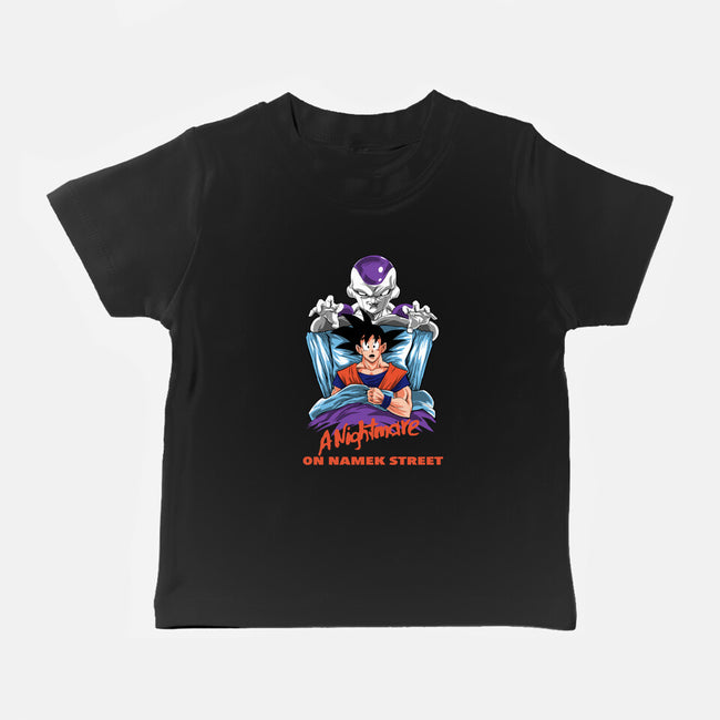 Nightmare On Namek Street-baby basic tee-zascanauta