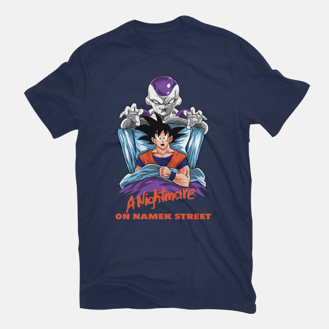 Nightmare On Namek Street-mens basic tee-zascanauta