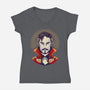 Strange-womens v-neck tee-RamenBoy