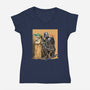 The Mandalorian Way-womens v-neck tee-zascanauta