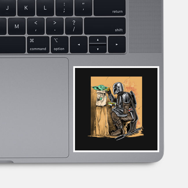 The Mandalorian Way-none glossy sticker-zascanauta
