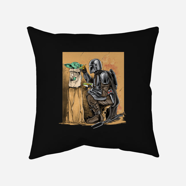 The Mandalorian Way-none removable cover w insert throw pillow-zascanauta