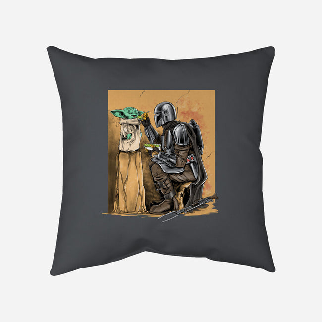 The Mandalorian Way-none removable cover w insert throw pillow-zascanauta