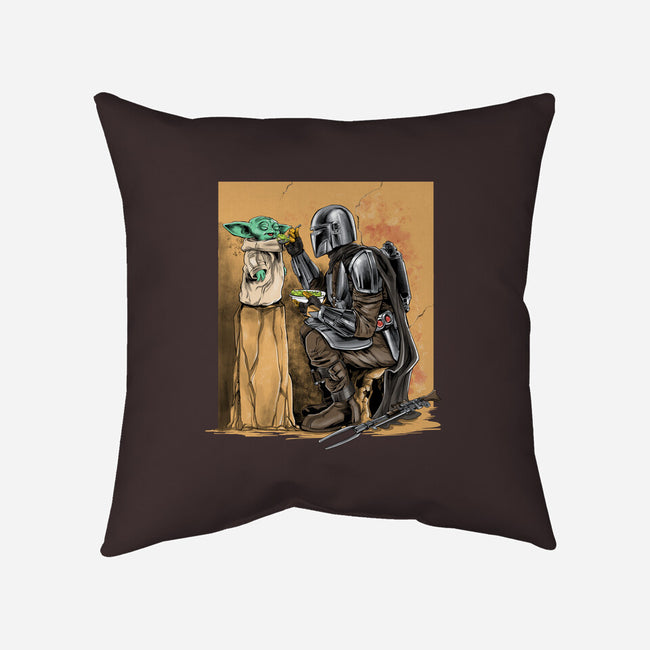 The Mandalorian Way-none removable cover w insert throw pillow-zascanauta