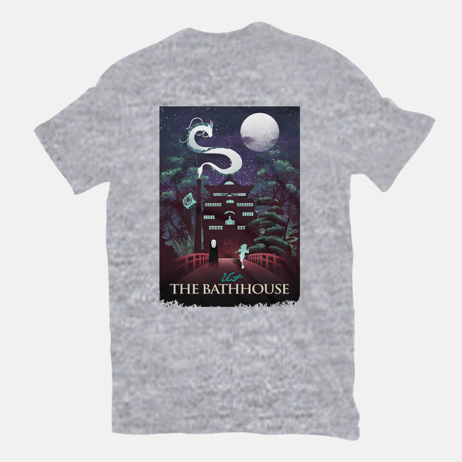 Visit The Bathhouse-womens basic tee-dandingeroz