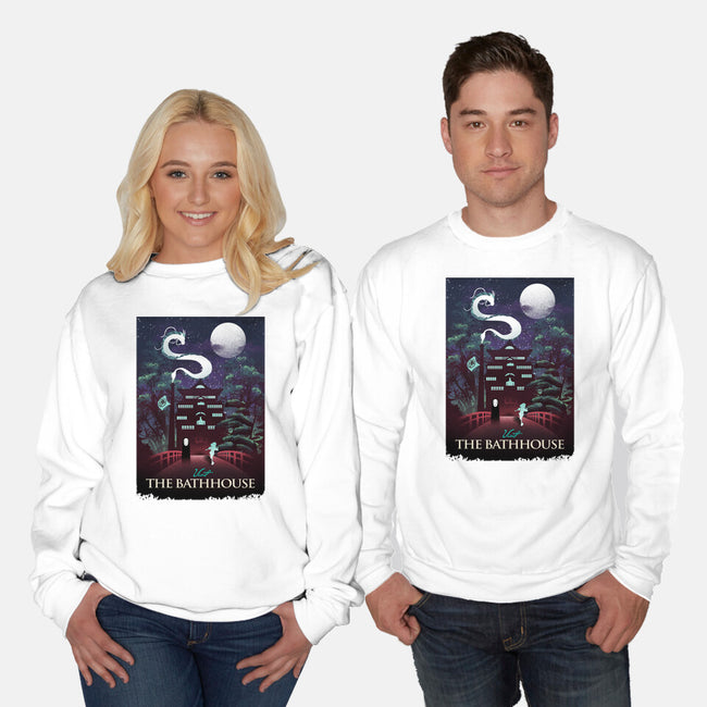 Visit The Bathhouse-unisex crew neck sweatshirt-dandingeroz