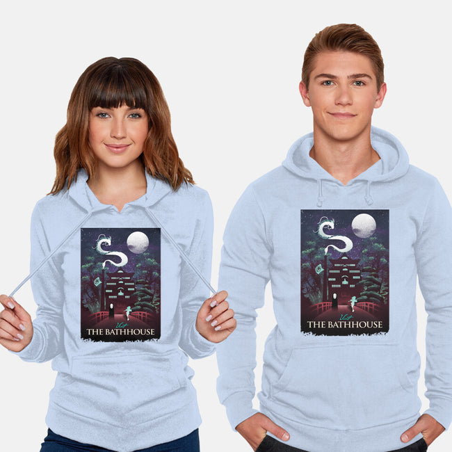Visit The Bathhouse-unisex pullover sweatshirt-dandingeroz