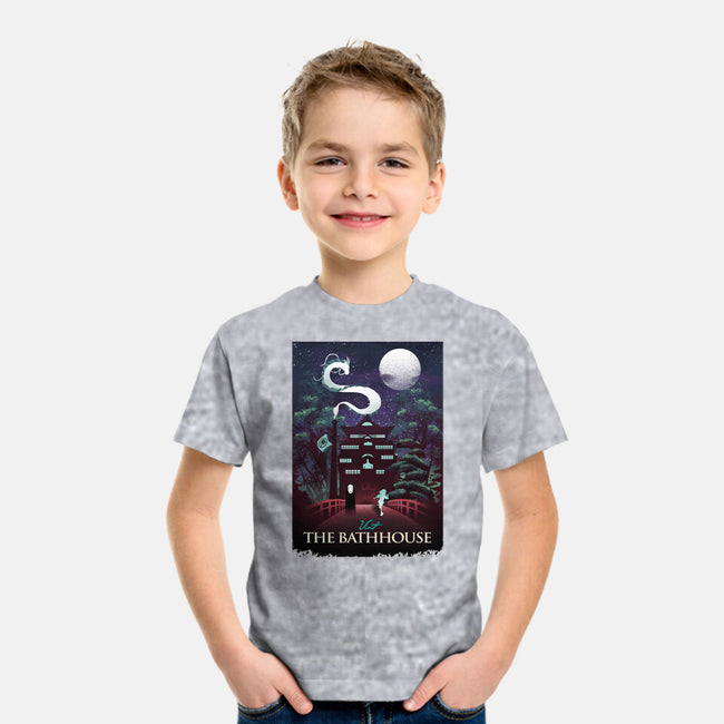 Visit The Bathhouse-youth basic tee-dandingeroz