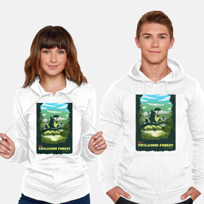 Visit Tsukamori Forest-unisex pullover sweatshirt-dandingeroz