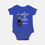 The Knight In The Fight-baby basic onesie-Nemons