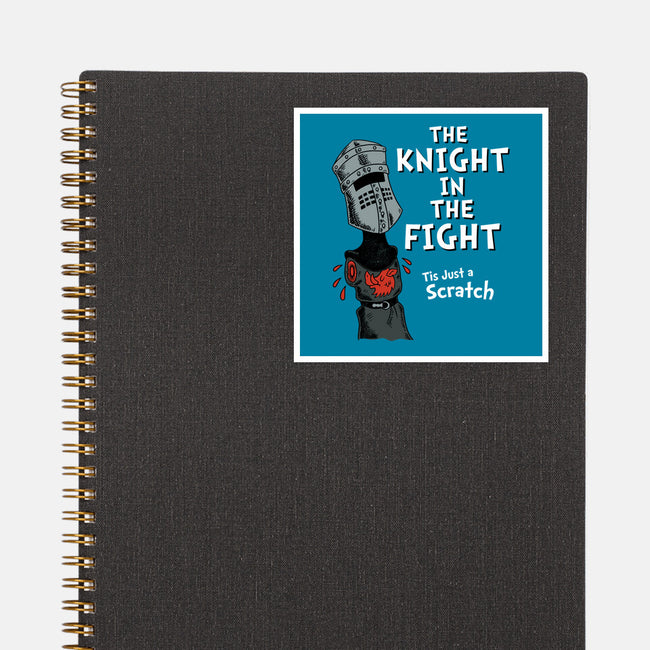 The Knight In The Fight-none glossy sticker-Nemons