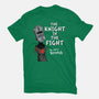 The Knight In The Fight-mens heavyweight tee-Nemons