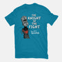The Knight In The Fight-mens basic tee-Nemons