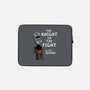 The Knight In The Fight-none zippered laptop sleeve-Nemons