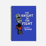 The Knight In The Fight-none dot grid notebook-Nemons
