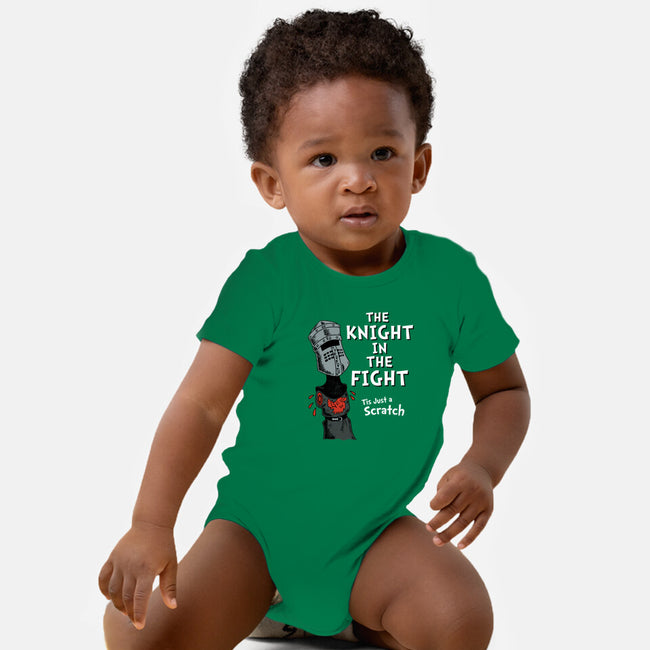 The Knight In The Fight-baby basic onesie-Nemons