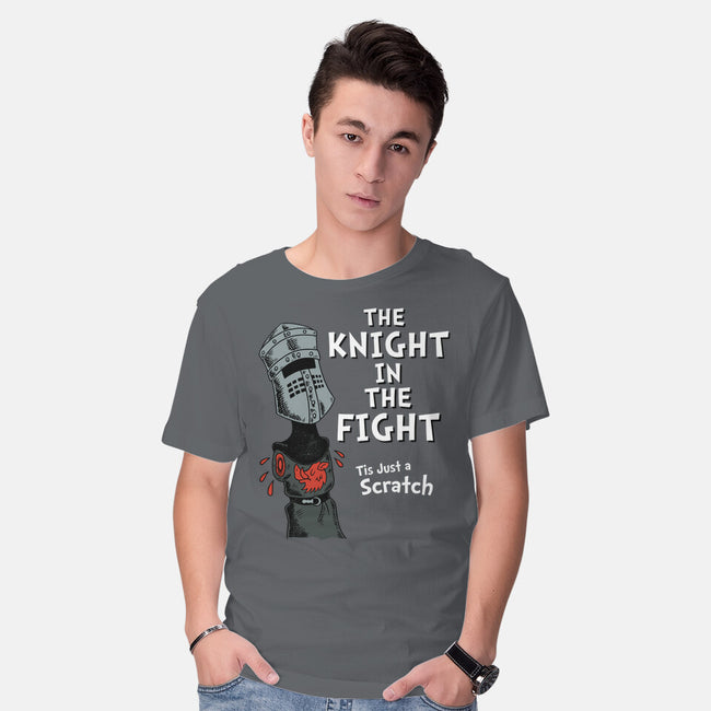 The Knight In The Fight-mens basic tee-Nemons