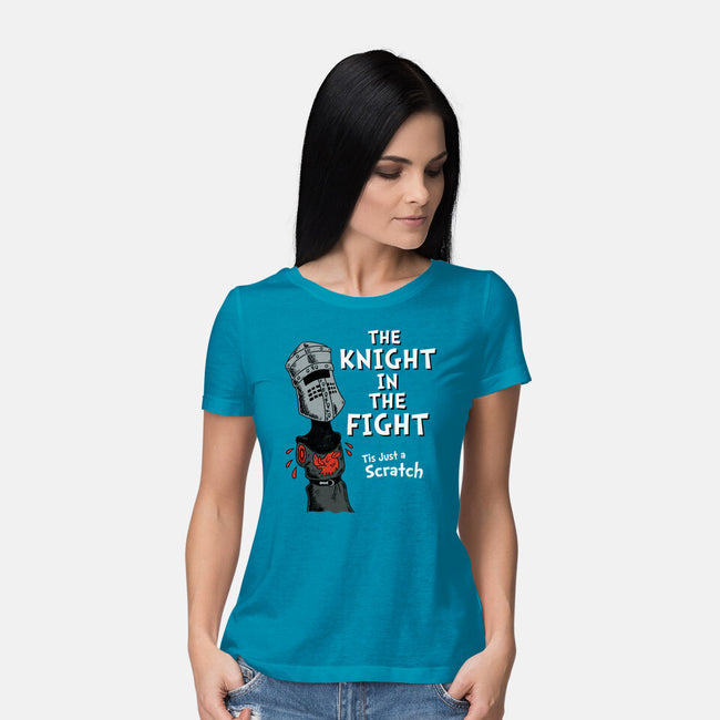 The Knight In The Fight-womens basic tee-Nemons