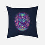 Neon Monster-none removable cover w insert throw pillow-glitchygorilla