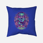Neon Monster-none removable cover w insert throw pillow-glitchygorilla
