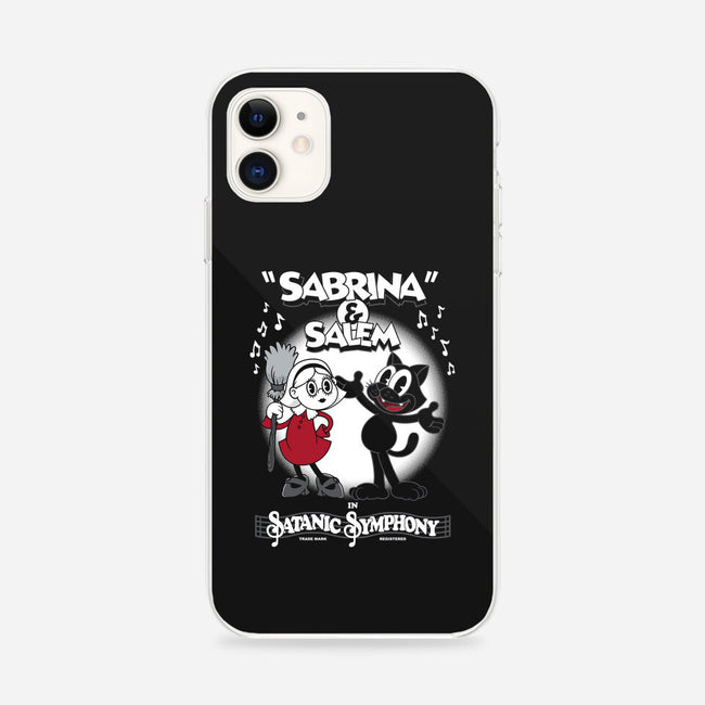 Sabrina And Salem-iphone snap phone case-Nemons