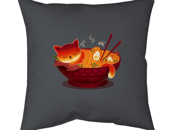 Sleepy Ramen Cat