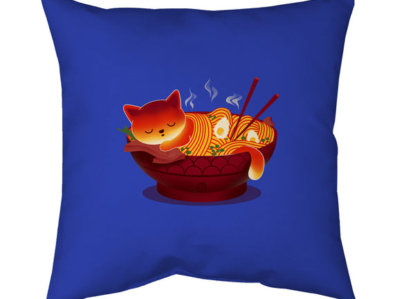 Sleepy Ramen Cat