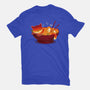 Sleepy Ramen Cat-womens basic tee-erion_designs