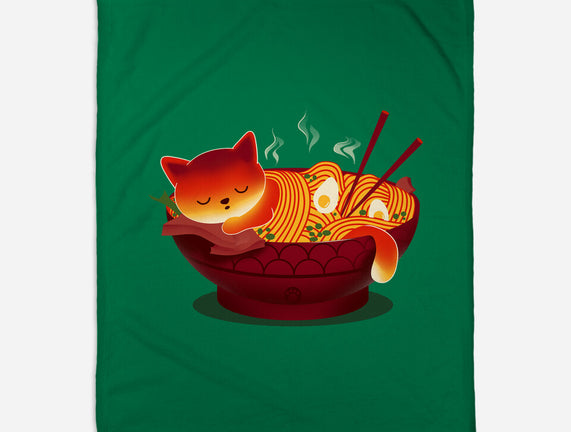 Sleepy Ramen Cat