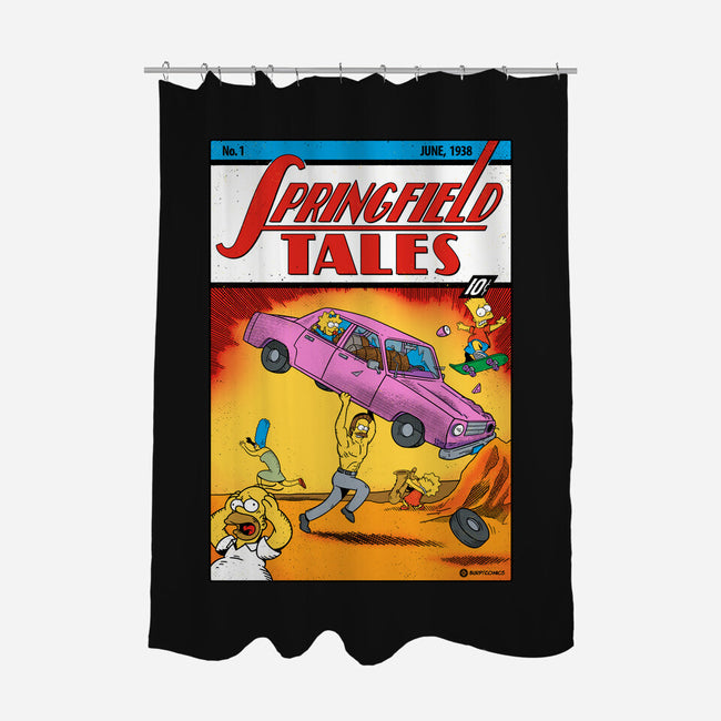SuperNed-none polyester shower curtain-Getsousa!