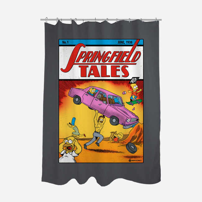 SuperNed-none polyester shower curtain-Getsousa!