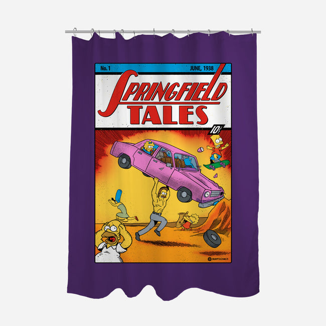 SuperNed-none polyester shower curtain-Getsousa!