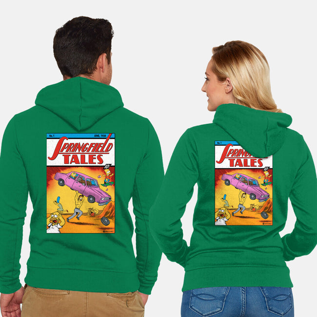 SuperNed-unisex zip-up sweatshirt-Getsousa!