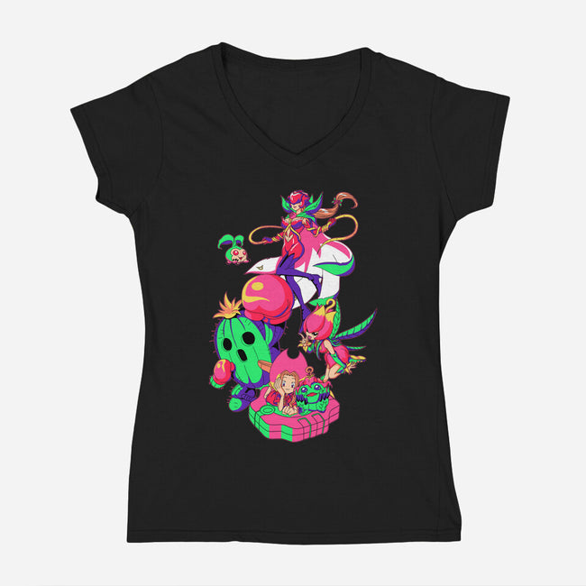 Sincerity-womens v-neck tee-Jelly89