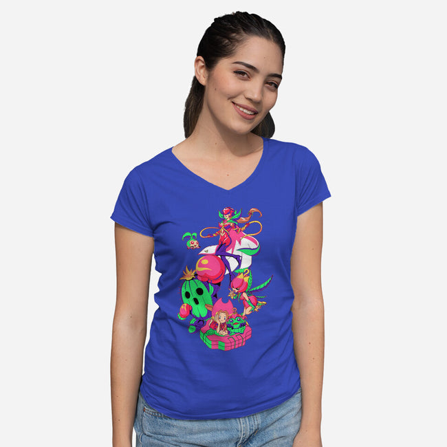 Sincerity-womens v-neck tee-Jelly89