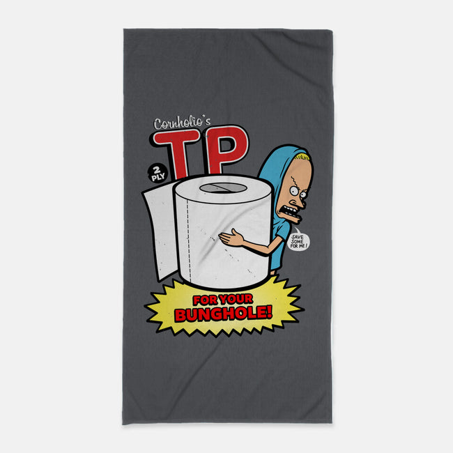 TP For Your Bunghole-none beach towel-Boggs Nicolas