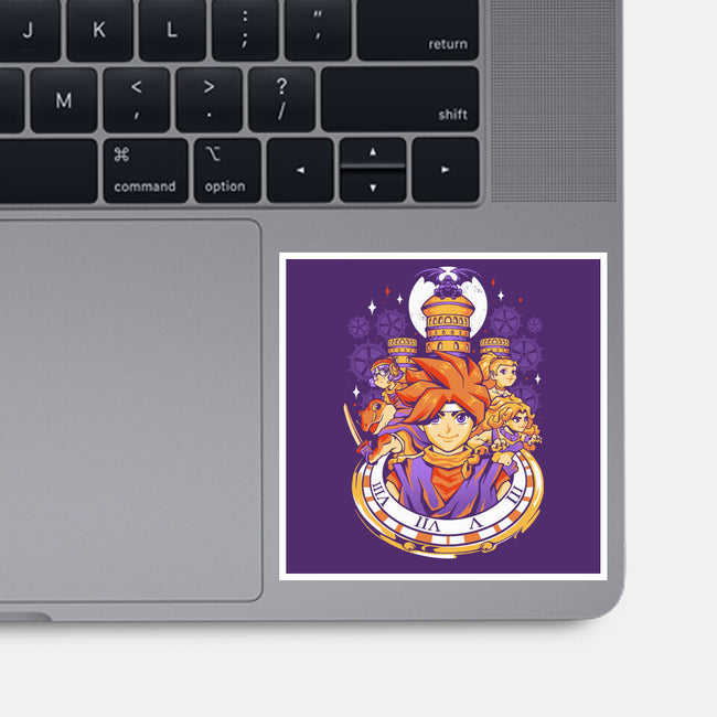 Chrono Travelers-none glossy sticker-eduely