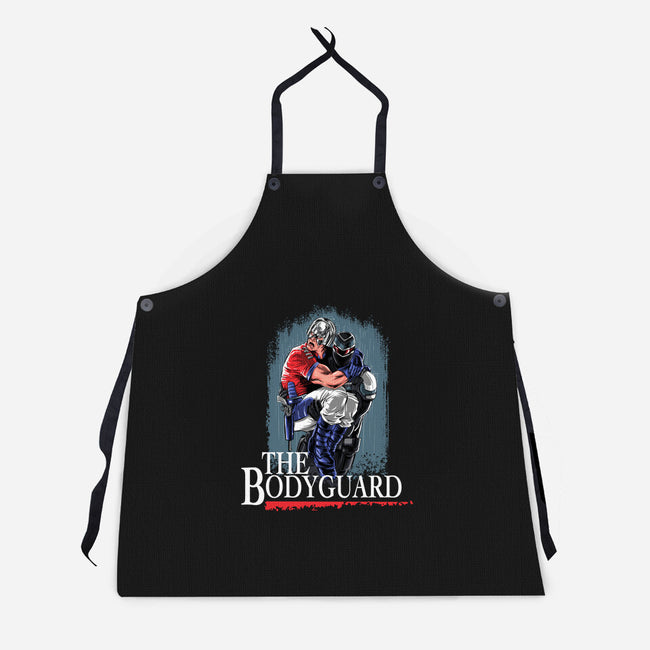 The Peace Bodyguard-unisex kitchen apron-zascanauta