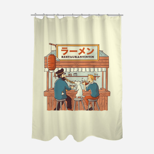 Ramen RestauranTinTin-none polyester shower curtain-tobefonseca