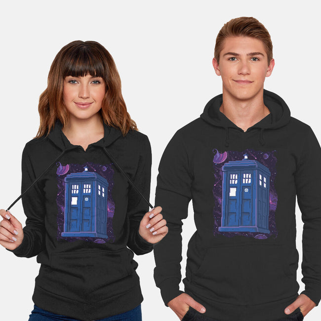 Pixel Tardis-unisex pullover sweatshirt-danielmorris1993