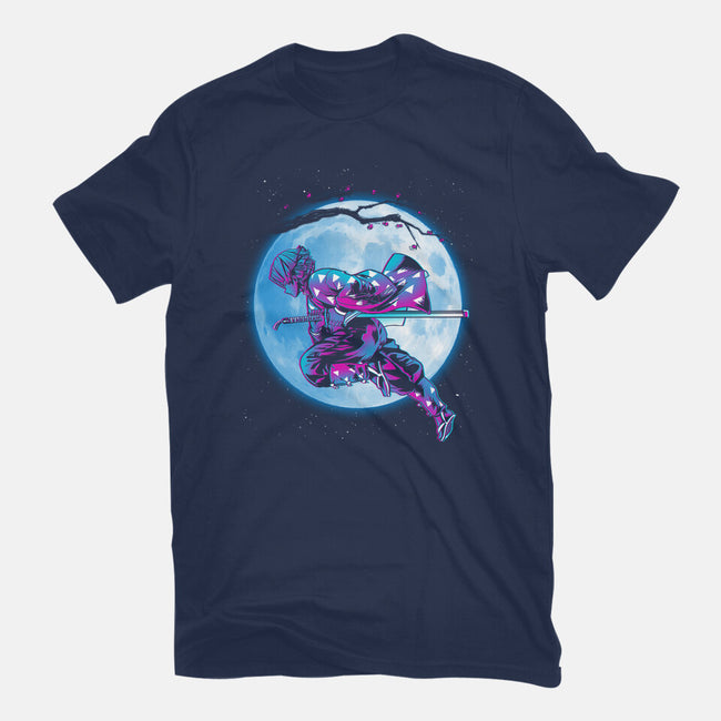 Zenitsu Under The Moon-mens basic tee-ddjvigo