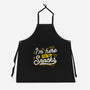 Here For The Snacks-unisex kitchen apron-tobefonseca