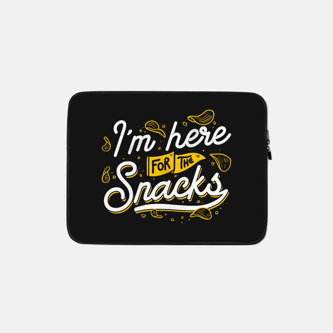 Here For The Snacks-none zippered laptop sleeve-tobefonseca