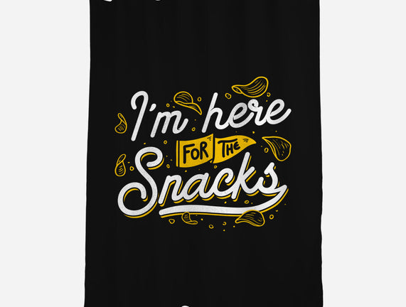Here For The Snacks