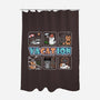 VaCATion-none polyester shower curtain-NMdesign