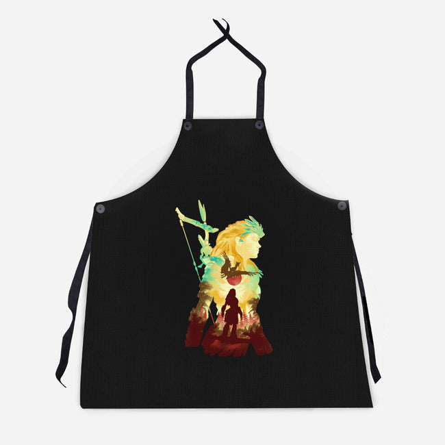 Adventure To The West-unisex kitchen apron-hypertwenty